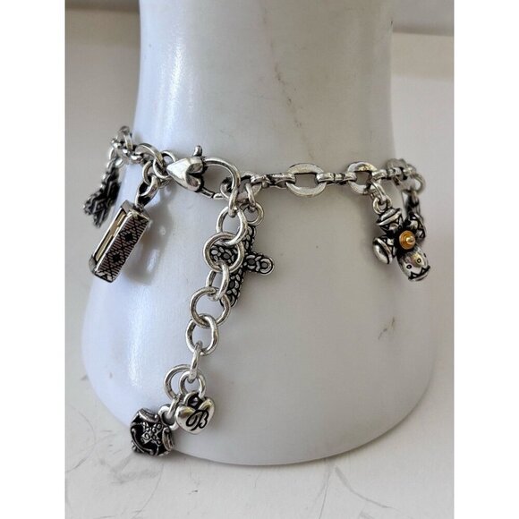 Brighton Eternity Cross Charm Bracelet EUC - Picture 5 of 7
